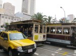 Cable cars at Union&nbsp;Square