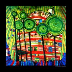 Hundertwasser painting